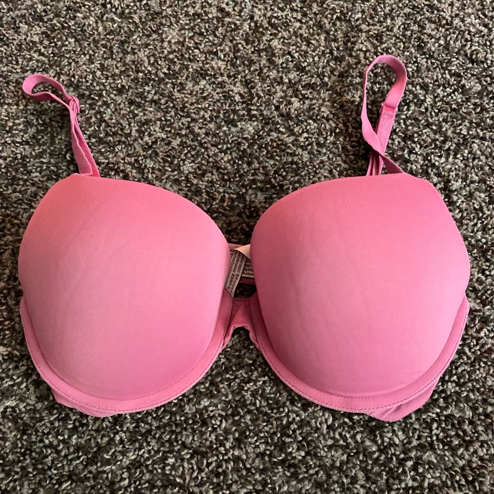 Pink Victoria secret t shirt bra